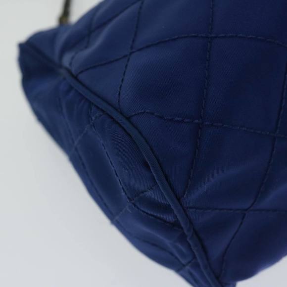 PRADA Quilted Pouch Nylon Blue Auth bs12207 - Picture 14 of 16